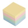 BRAUBERG / Self-adhesive block (sticker) PASTEL, 51x51 mm, 400 sheets, 4 colors