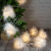 Kaemingk / LED garland with batteries Fuzzies 2.1 m, 8 warm white lamps, transparent PVC, IP20