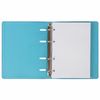 BRAUBERG / Notebook on rings A5 (180x220 mm), 120 sheets, textured leather, "Fusion", brown / blue / 2 pcs.