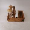 РосХозДом / RoskhozDom / Wooden stand for napkins and spices beech with a handle