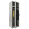 Metal cabinet for clothes BRABIX "LK 21-60", REINFORCED, 2 sections, 1830х600х500 mm, 32 kg