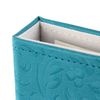 BRAUBERG wedding photo album, 20 magnetic sheets 30х32 cm, textured leather, blue