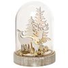 Kaemingk / New Year lamp - dome Fairy Deer in a starry forest 18 cm battery-powered, 5 LED lamps