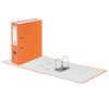 BRAUBERG Raccoglitore rivestito in PVC 80 mm con angolo, arancione (doppia vita)