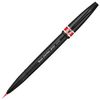Pen-brush PENTEL (Japan) "Artist Brush Sign Pen", a line of writing: 0.5-5 mm, red