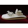 Тобольская фабрика художественных косторезных изделий / Tobolsk factory of art bone-carving products / Sculpture "Firefighters on horseback"