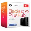 SEAGATE / Hard disk external HDD "Backup Plus Hub", 4 TB, 3.5 ", USB 3.0, black