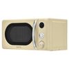 VEKTA TS720BRC microwave oven, 20 litre volume, 700 watt power, mechanical control, timer, cream