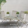 Kaemingk / Garden furniture set Gran Toulouse: 1 table + 4 chairs