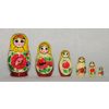 Вятский сувенир / Painted nesting doll "Russian woman" 6 ave.