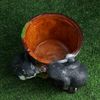Хорошие сувениры / Figured pots "Two hares" 20x23x17 cm