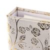 BRAUBERG wedding photo album, 20 magnetic sheets 30х32 cm, textured leather, white gold
