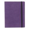 Альт / Diary grade 1-11, leatherette (light), embossing, elastic band, lace, 48 sheets, MEGAPOLIS Violet. / 10 pieces.