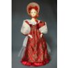 Потешный промысел / Porcelain souvenir doll "A young lady in a summer suit with a white scarf 1830s"