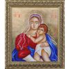 Vernissage of History / Icon - bas-relief "The Most Holy Theotokos with the Child", 21 x 18
