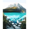 Опт-картина / Pittura con i numeri 40x50 Lago di montagna