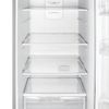 INDESIT DFE4200S fridge, 324 litres total, 75 litre lower freezer, 60 x64 x 200cm, silver