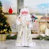 Зимнее волшебство / Doll "Santa Claus, in a white fur coat with gifts"