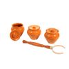 Вятская керамика / Set 1/3, 3 pots 0.7l each
