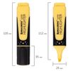 BRAUBERG / Set of highlighter markers "Super" 12 colors, 1-5 mm