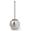ЛАЙМА / Toilet brush with ball stand, stainless steel, matt