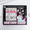 ArtFox / Set: passport cover-cloud and diary-cloud "Unicorn snow"