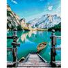 Опт-картина / Mosaïque diamant, 40x50, strass carré Lac de montagne