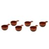 Вятская керамика / Set of 6 cocotte makers, 0.1l capacity