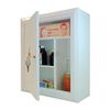 Cabinet-first aid kit metal, hinged, internal partitions, key lock, 400x360x140 mm