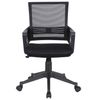 Armchair BRABIX "Balance MG-320", with armrests, black
