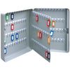 Locker (Key holder) for 140 BRAUBERG keys, 370x280x80 mm, with a lock, +140 key rings, gray