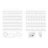 Transparent tracing. Draw hooks and patterns. 3+