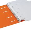 BRAUBERG / Notebook on rings A5 (160x215 mm), 80 sh., Plastic cover, cage, "Orange" / 4 pcs.