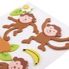 Stickers from EVA "Monkey", 11 PCs., assorted, TREASURE ISLAND