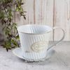 Kaemingk / Decorative planter for flowers Cup Spring Provence 23 * 20 cm, metal