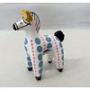 Дымковская глиняная игрушка / Figurine "Horse with yellow ears"