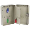 Locker (Key holder) for 48 BRAUBERG keys, 250x180x80 mm, with a lock, + 48 key rings, gray
