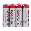 SONNEN / AA batteries (R6, 15A), saline, finger-type, film-wrapped, SET 4 pcs