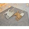 Ленивые Бобры / Lazy Beavers / A set of mirrored Christmas tree decorations "Siberia inside" big in a gift box