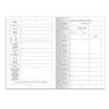 Child's medical card (Form 026/u-2000), 16 sheets, A4 (198x278 mm), BRAUBERG, offset, blue