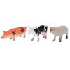 Играем вместе / Let's play together / Set of toys from plastisol "Animals, wild and domestic"