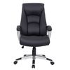 Office chair BRABIX "Grand EX-500", genuine leather, black