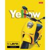 HATBER / Notebook A5, 96 sheets, staple, cage, selective varnish, "YELLOW" / 12 pcs.