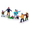 Set of figures 'Winter fun', polystone, 7 cm (3 pcs.), LEMAX