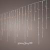 Kaemingk / Ghirlanda LED Fringe 20 * 0,5 m, 490 lampade LED multicolori, controller, PVC trasparente, IP44