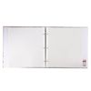 BRAUBERG wedding photo album, 20 magnetic sheets 30х32 cm, textured leather, white gold